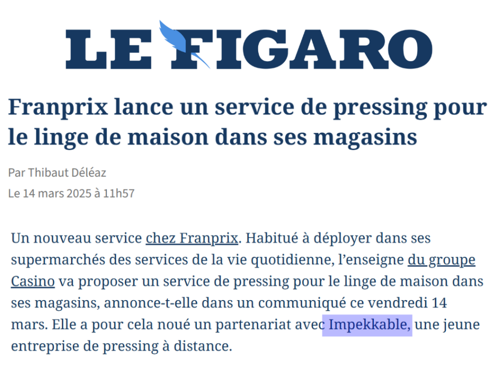 Impekkable chez Franprix