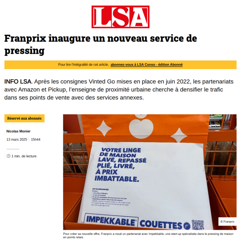 Article IMPEKKABLE dans LSA