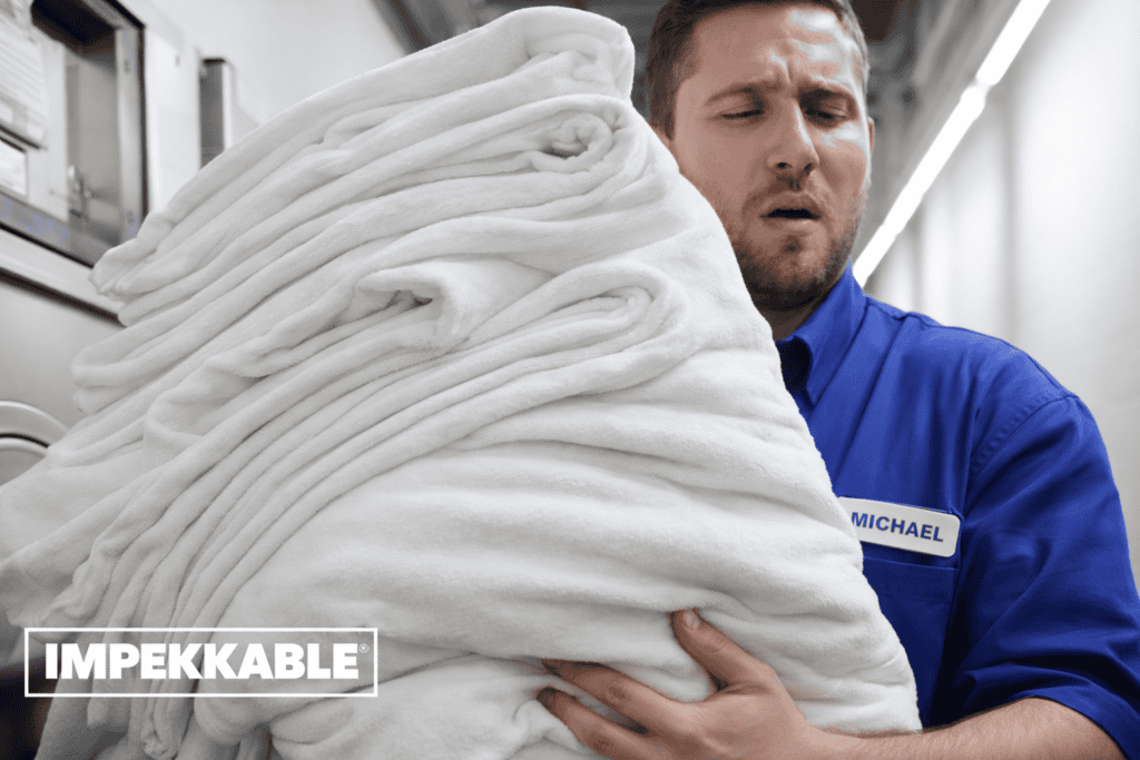 IMPEKKABLE est un service de blanchisserie professionnel pour les conciergeries